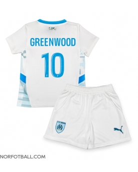 Billige Fotballdrakt Olympique de Marseille Mason Greenwood #10 Replika Hjemmedraktsett Barn 2024-25 Kortermet (med bukser)